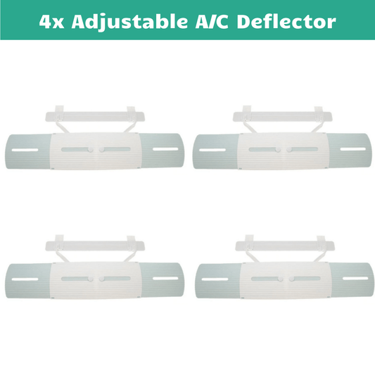 4x Adjustable Air Conditioner Deflector