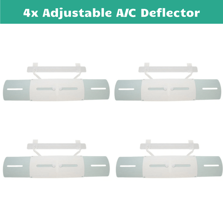 4x Adjustable Air Conditioner Deflector