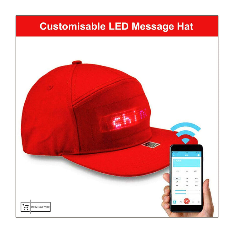 Customisable LED Message Hat