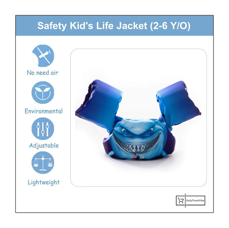 Safety Kid's Life Jacket (2-6 Y/O)