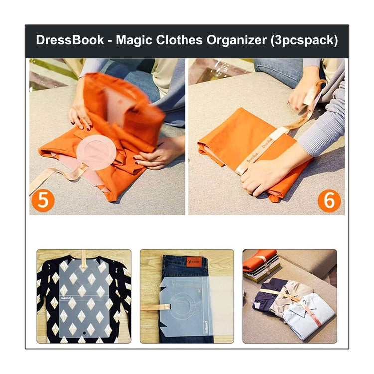 DressBook - Magic Clothes Organizer (3pcs/pack)