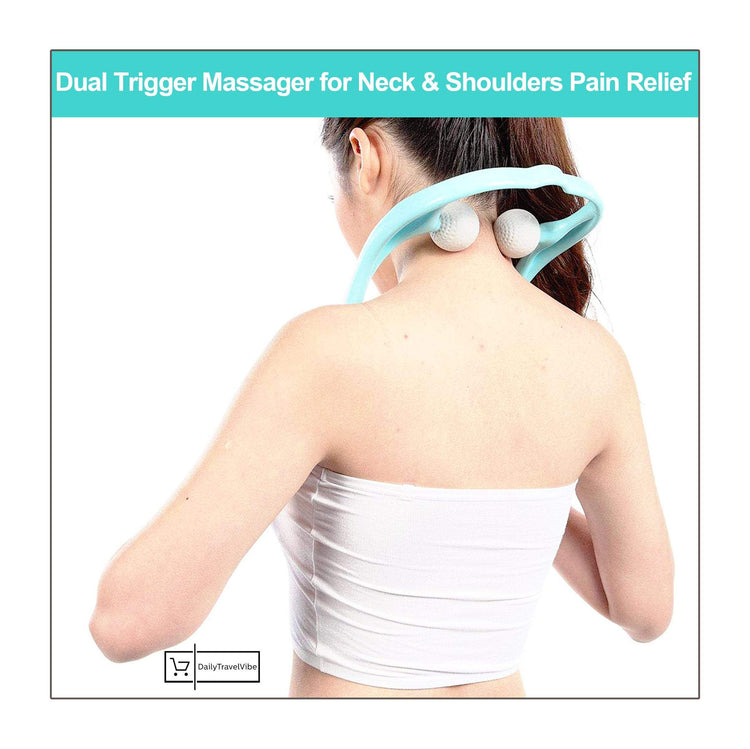 Dual Trigger Massager for Neck & Shoulders Pain Relief