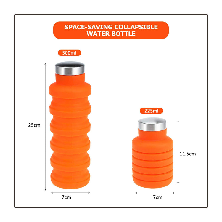 Space-Saving Collapsible Water Bottle