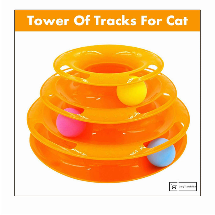 Tower Of Tracks For Cat