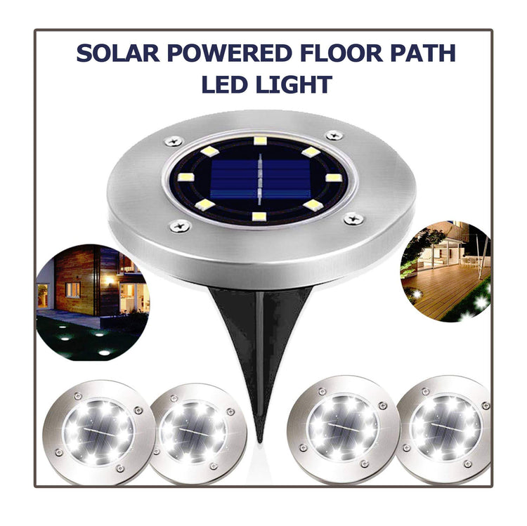 Solar Powered Floor Path LED Light