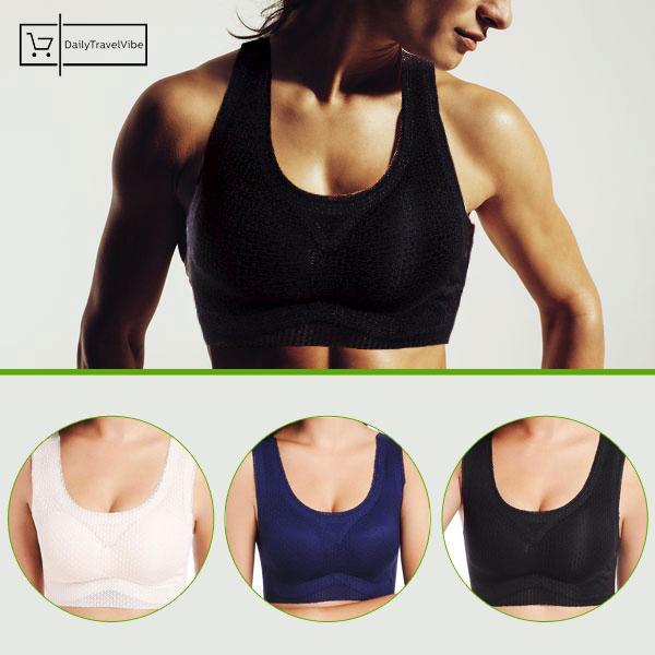 Plus Size Breathable Sports Bra