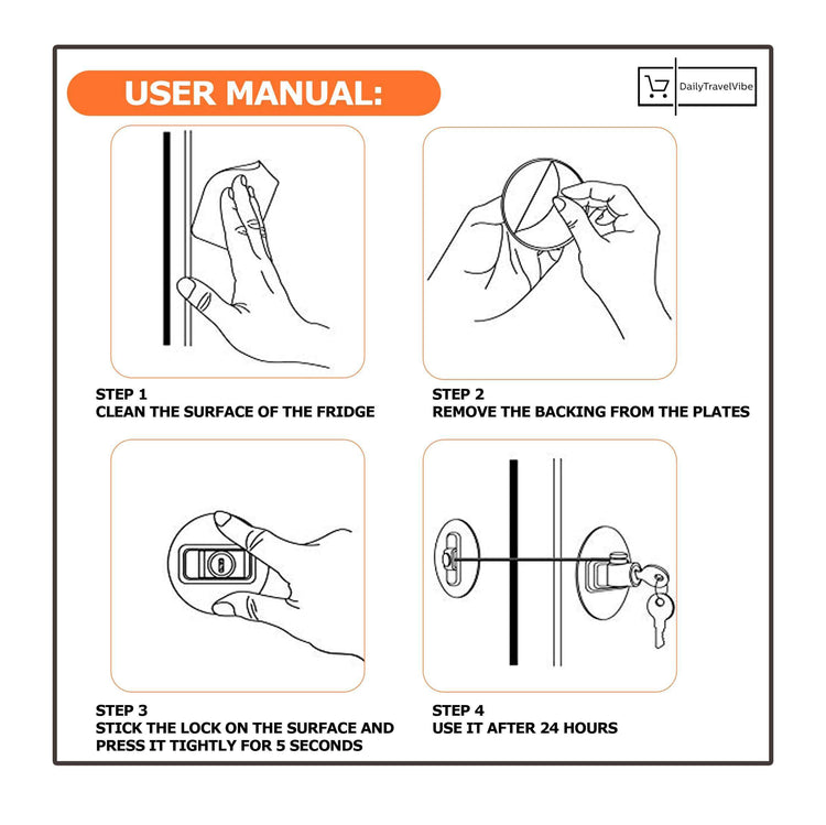 Refrigerator Key Lock