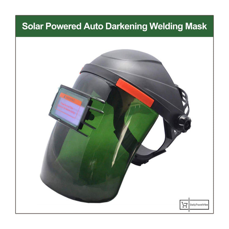 Solar Powered Auto Darkening Welding Mask