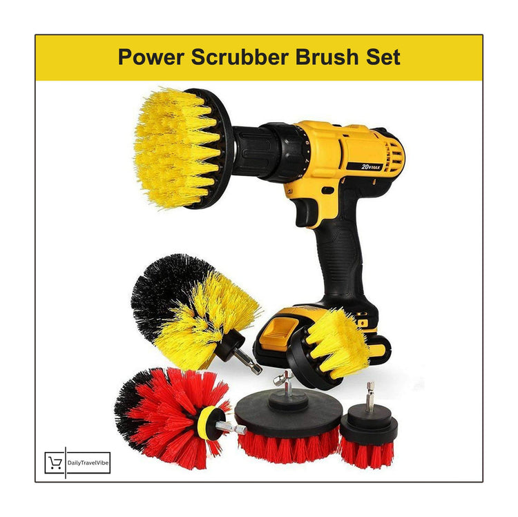 Power Scrubber Brush Set