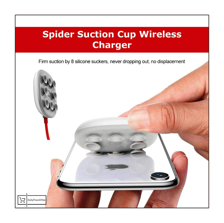 Spider Suction Cup Wireless Charger