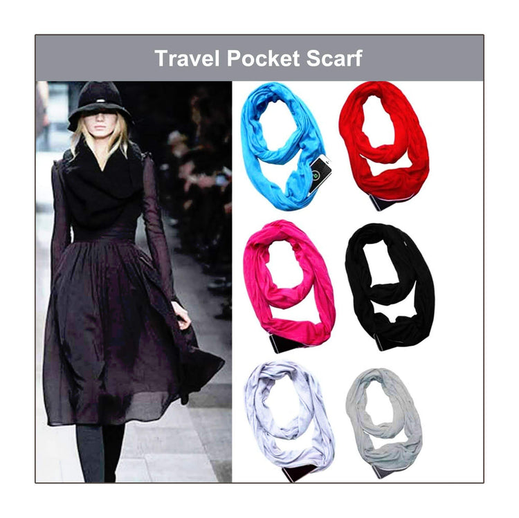 Travel Pocket Scarf