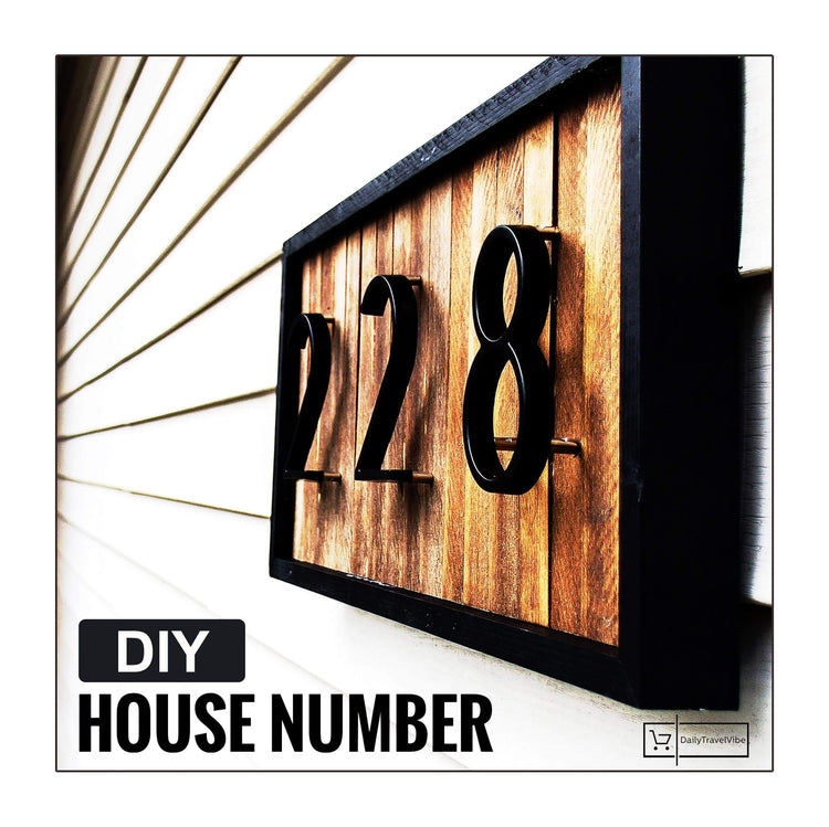 DIY House number