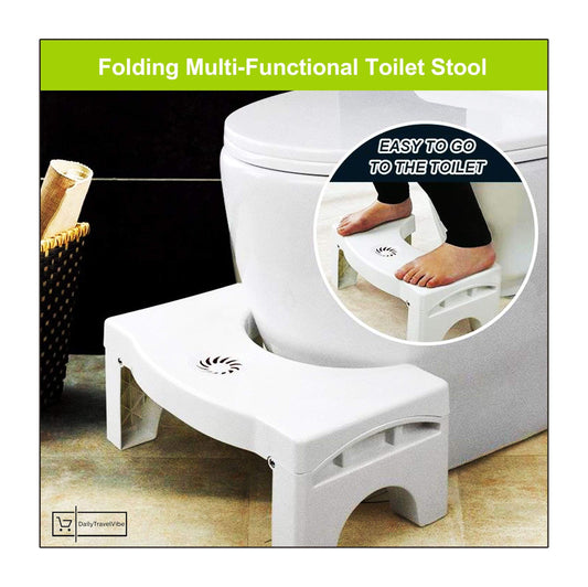 Folding Multi-Functional Toilet Stool