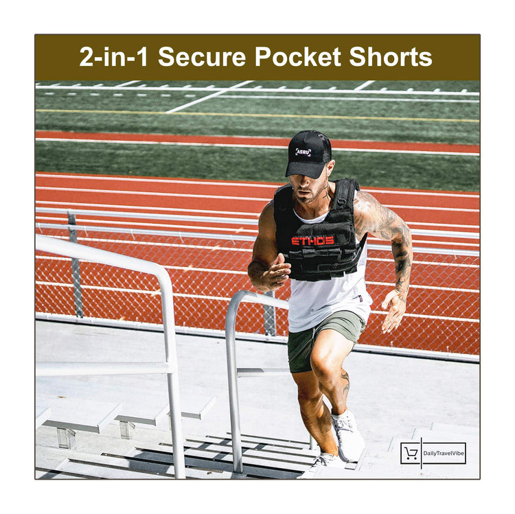 2-in-1 Secure Pocket Shorts