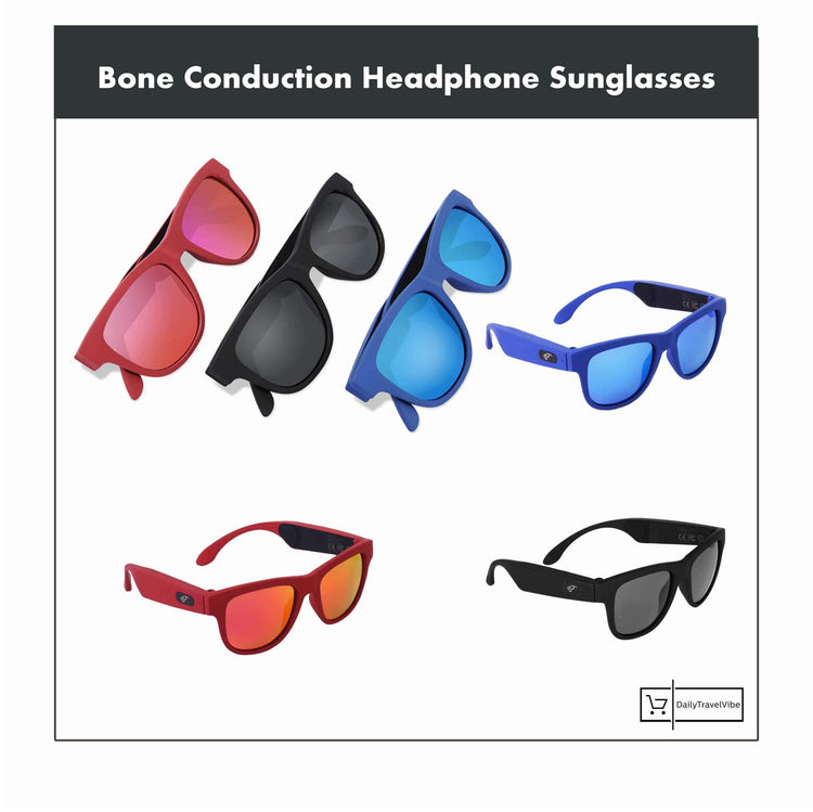 Bone Conduction Headphone Sunglasses