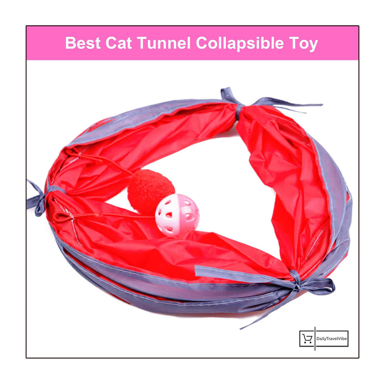 Best Cat Tunnel Collapsible Toy