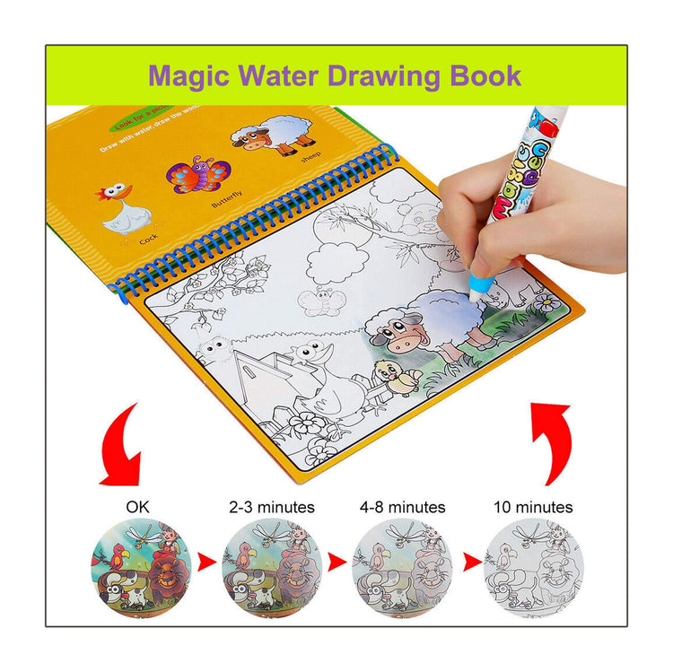 Magic Water Drawing Book