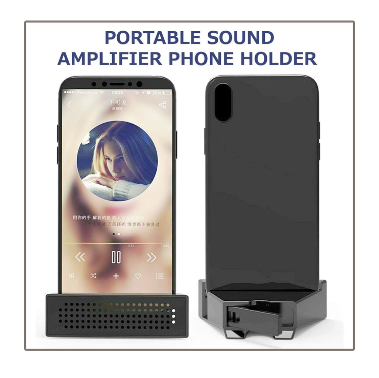 Portable Sound Amplifier Phone Holder