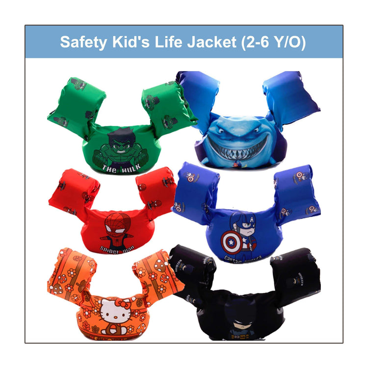 Safety Kid's Life Jacket (2-6 Y/O)