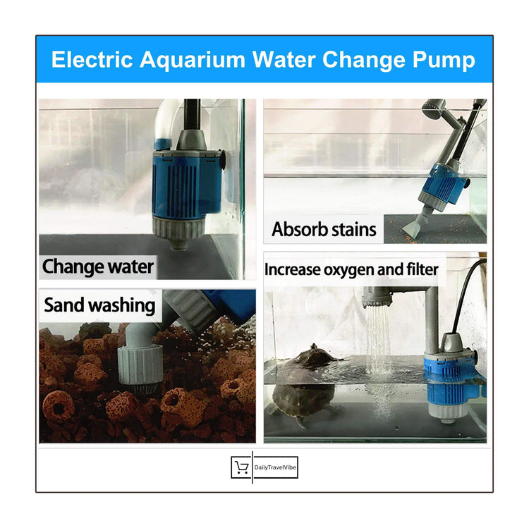 Electric Aquarium Water Change Pump