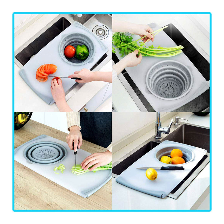 3 in 1 Multi-Functional Chopping Board