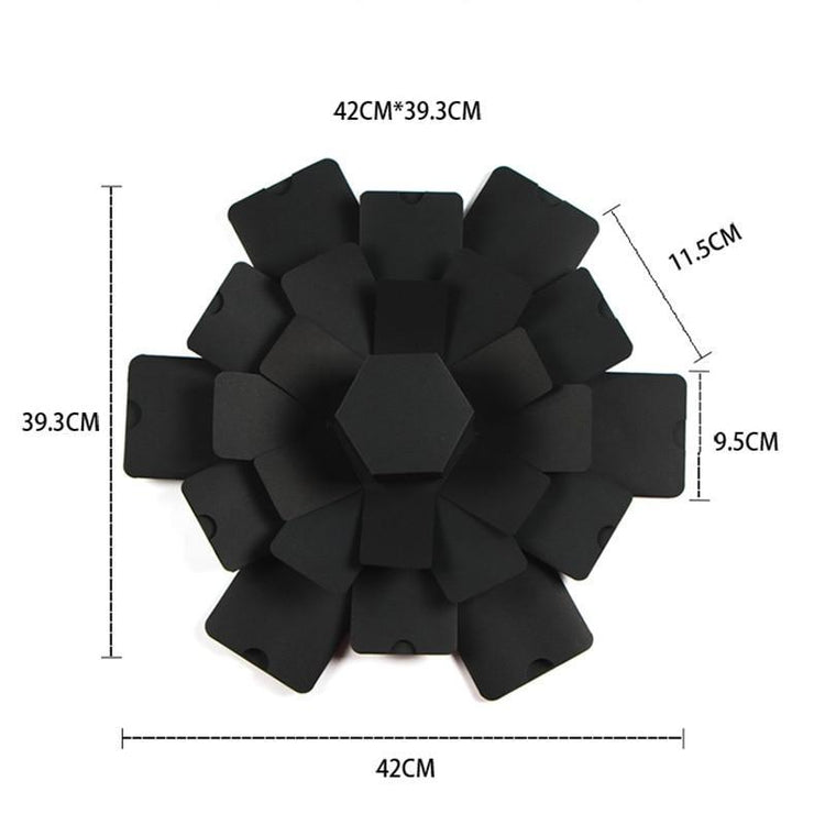 11 Style Hexagonal Customisable Love Photo Album