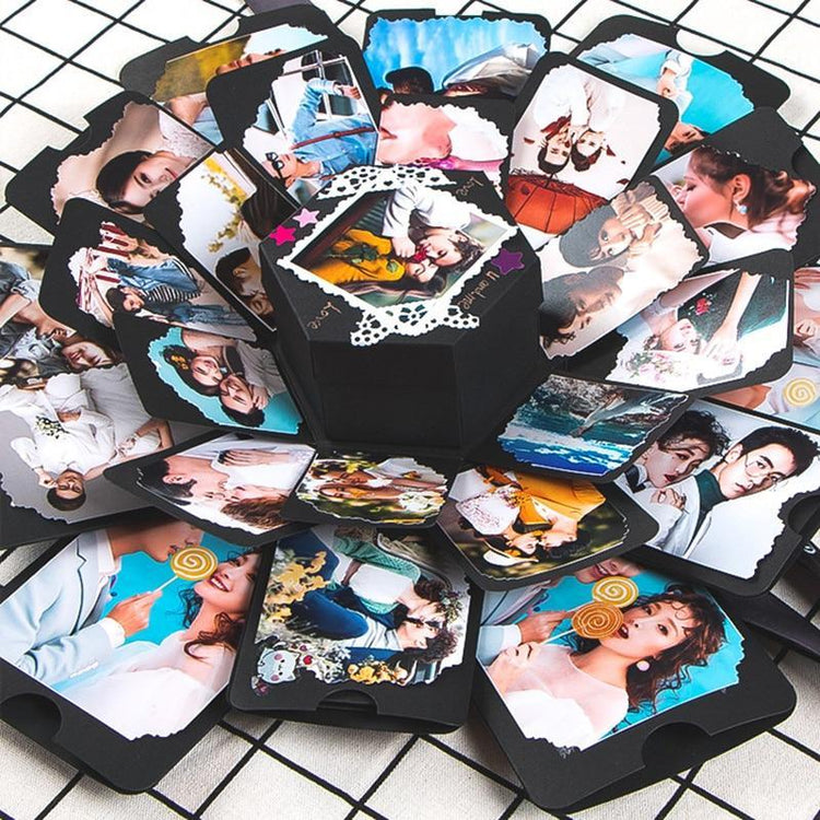 11 Style Hexagonal Customisable Love Photo Album