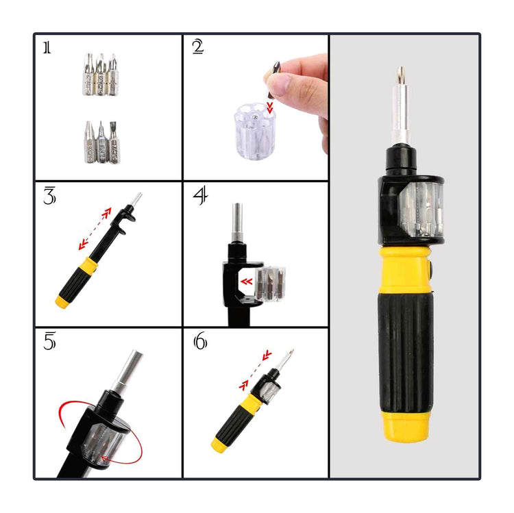 6 in 1 Multifunctional Screwdriver Set