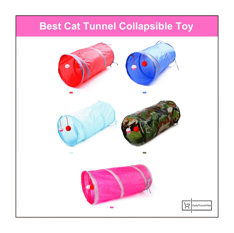 Best Cat Tunnel Collapsible Toy