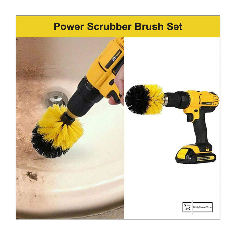 Power Scrubber Brush Set