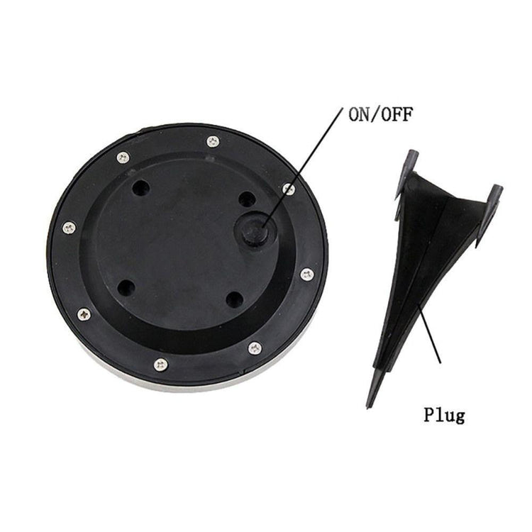 Solar Powered LED Ground Lamp