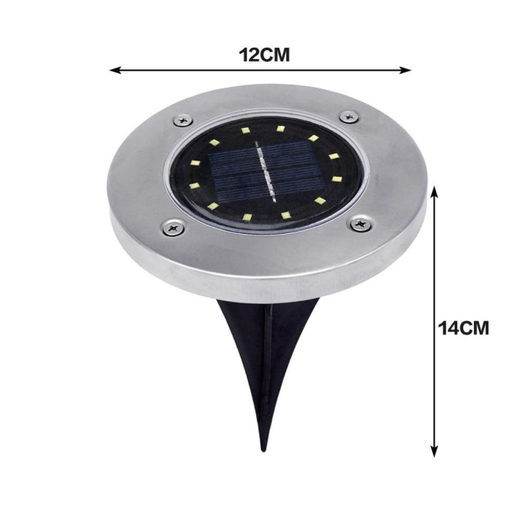 Solar Powered LED Ground Lamp