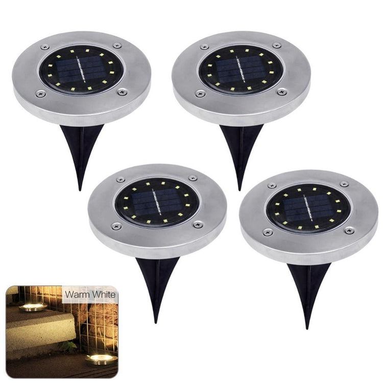 Solar Powered LED Ground Lamp