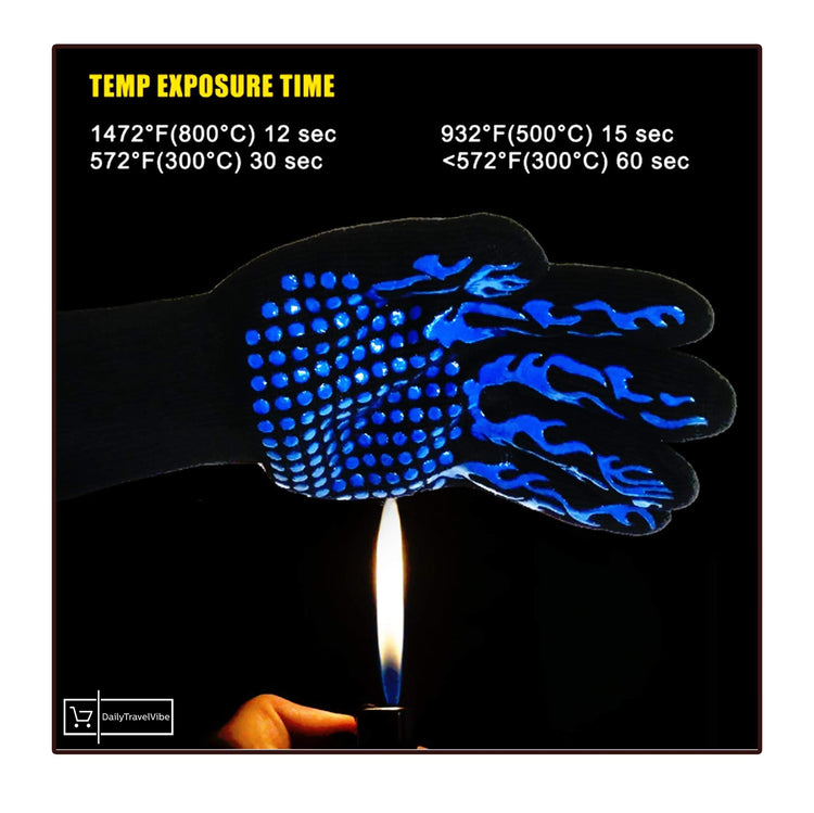 Fireproof Heat Resistant Gloves (1 Pcs/Set)