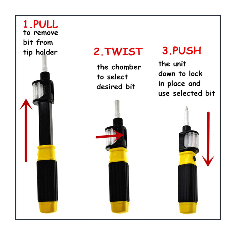 6 in 1 Multifunctional Screwdriver Set