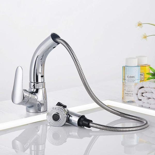 Height Adjustable Pull-out Sink Tap