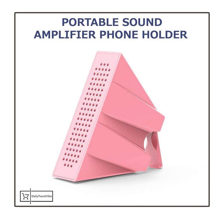 Portable Sound Amplifier Phone Holder