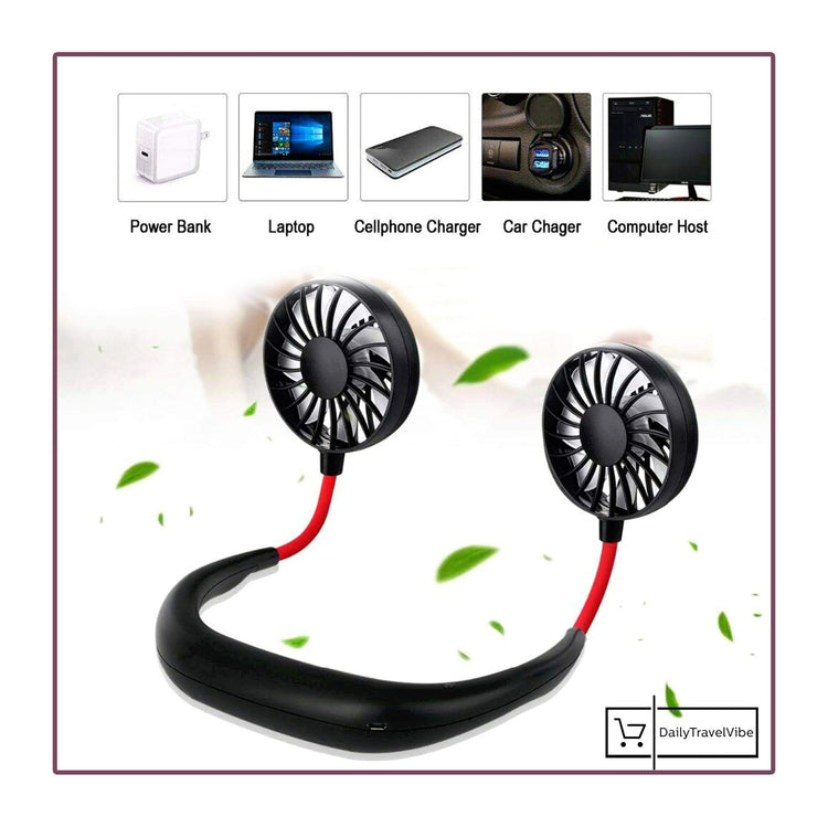 Portable Neckband Fan