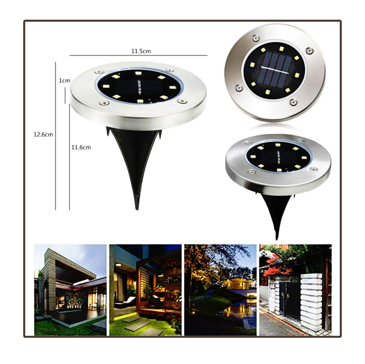 Solar Powered Floor Path LED Light