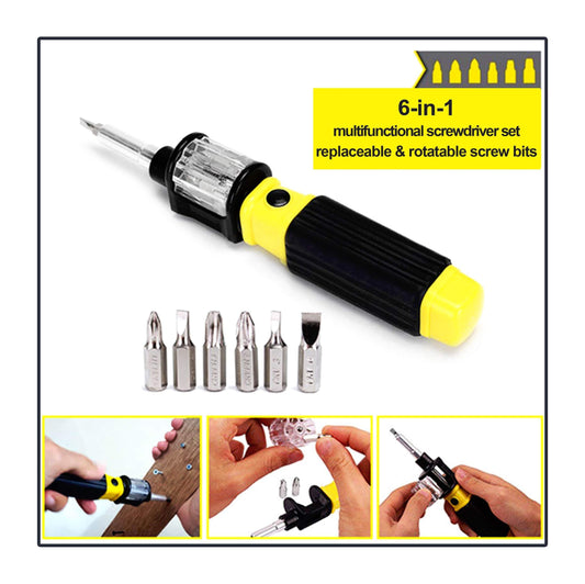 6 in 1 Multifunctional Screwdriver Set