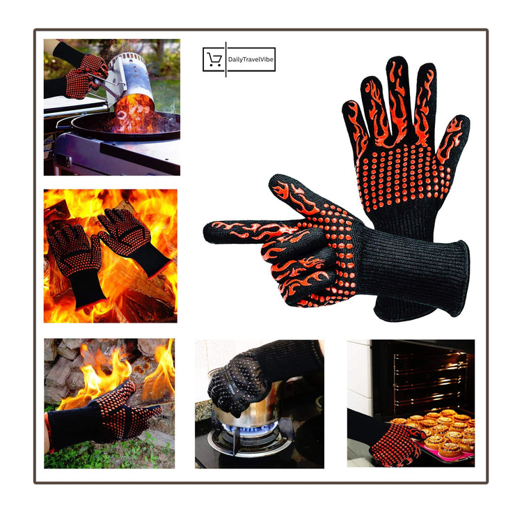 Fireproof Heat Resistant Gloves (1 Pcs/Set)