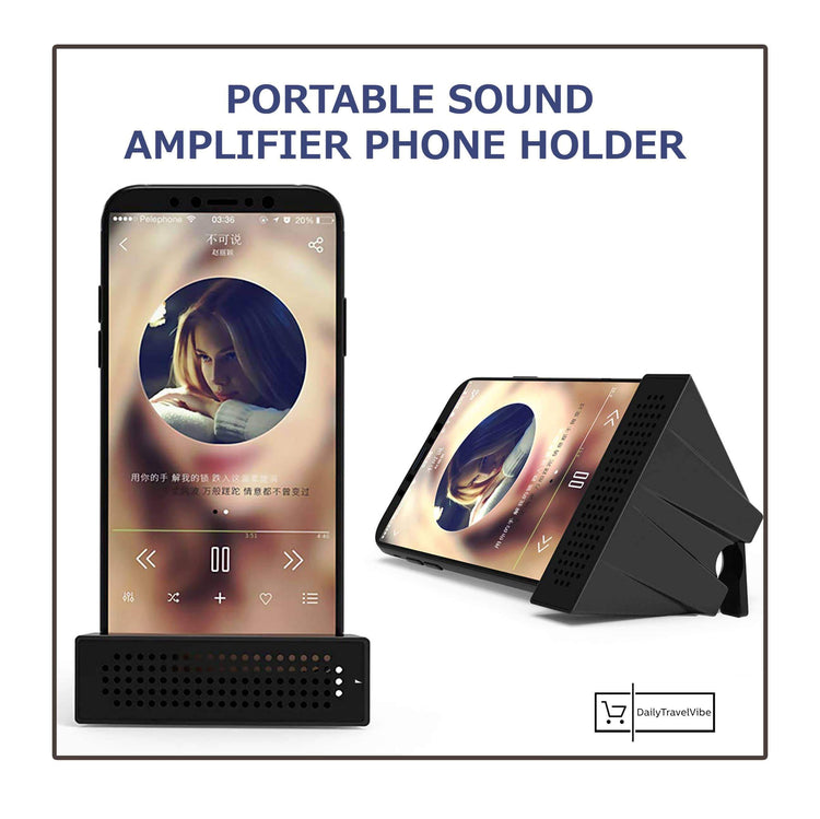 Portable Sound Amplifier Phone Holder