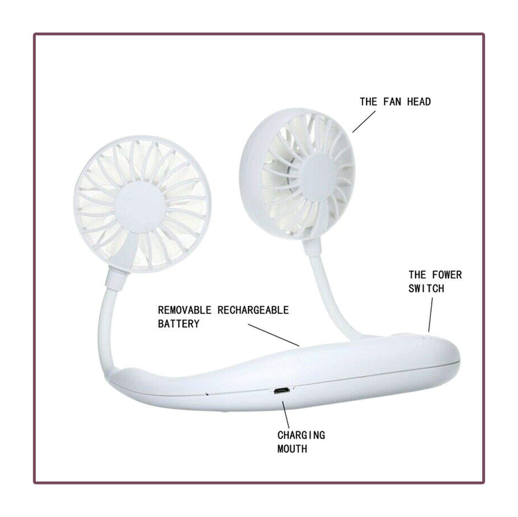 Portable Neckband Fan