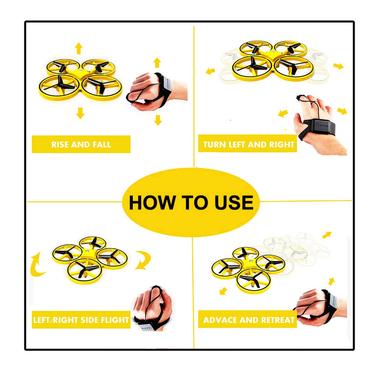 Inductive Quadcopter Drone