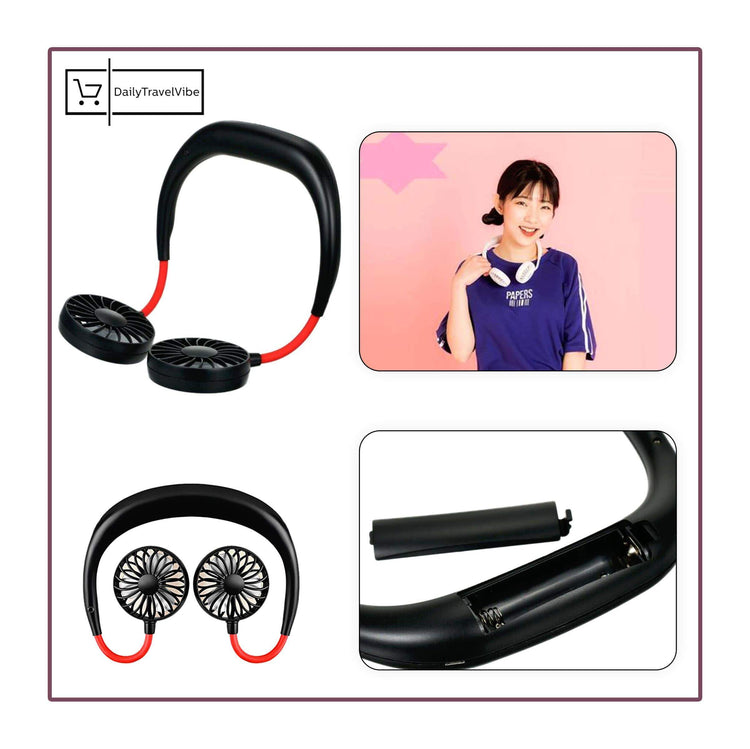 Portable Neckband Fan