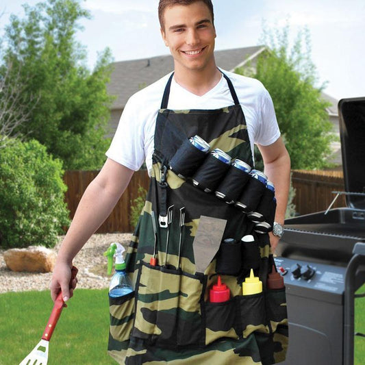 Unique Camouflage Grilling Apron