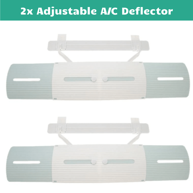 2x Adjustable Air Conditioner Deflector