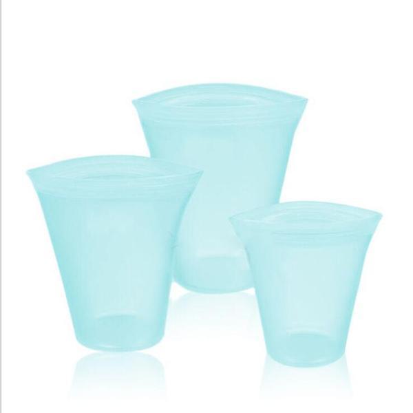 Reusable Silicone Zip Containers(1 Set)