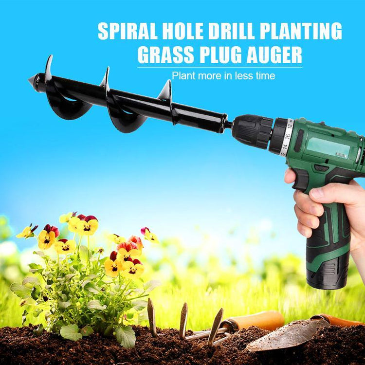 Spiral Hole Drill Planting & Grass Plug Auger