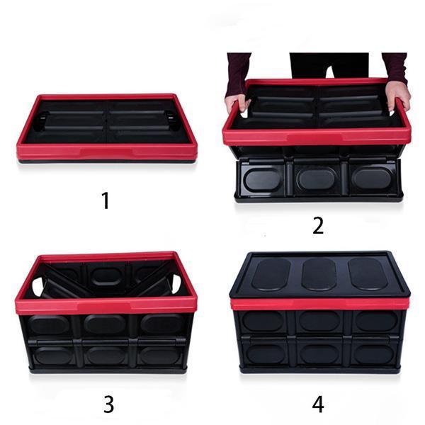 Multi-function Collapsible Car Trunk Organizer And Storage Box